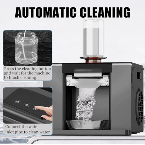 Less Rough Shaved Ice, Snowflake Ice Machine with 60kg/24H Output, Milk Coffee Juice Bingsu Maker for Cafe Dessert Shop Food Truck Use wholesale product photo 4 — ASYMTON