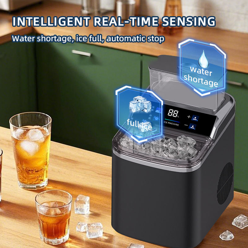 Mini Ice Maker Smart Compact Automatic Electric Ice Cube Maker for Home Office Desktop Use wholesale — ASYMTON OEM/ODM