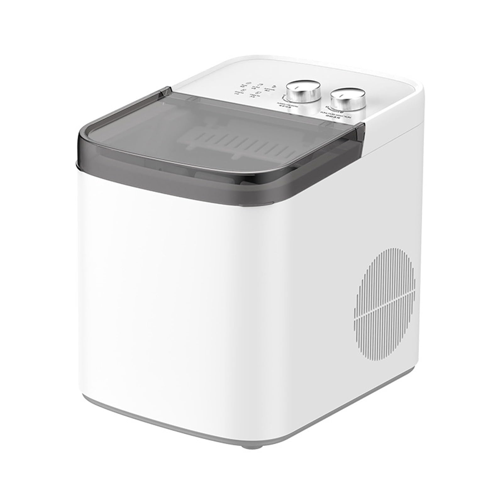 Countertop,Portable Ice Maker with 2 Size Ice Cubes, 1.2L Water Tank, 9 Ice Cubes Per Batch, for Home, Kitchen, Office wholesale product photo 8 — ASYMTON