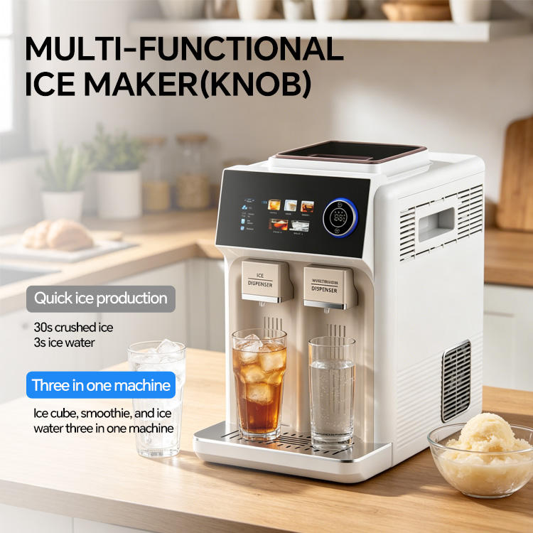 Multi Functional Ice Maker Automatic 3 In 1 Ice Maker Ice Slush Cold Water High Output 15kg 24h For Home Party wholesale product photo 10 — ASYMTON